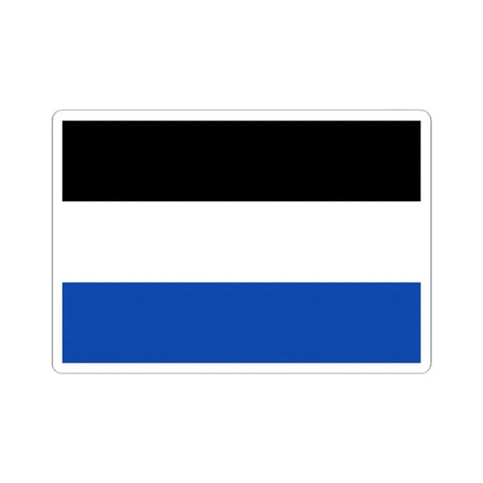 Flag of Moresnet (Belgium) STICKER Vinyl Kiss-Cut Decal 2 Inch White - The Sticker Space