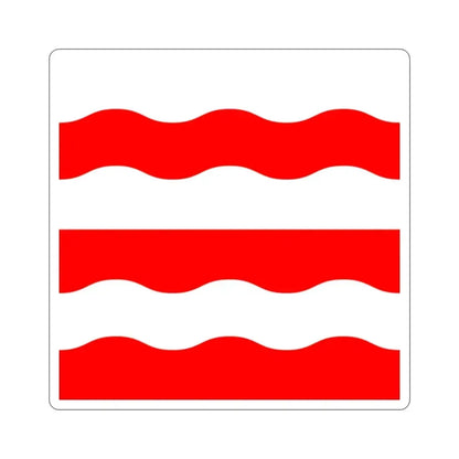 Flag of Morges Switzerland STICKER Vinyl Die-Cut Decal 2 Inch - The Sticker Space