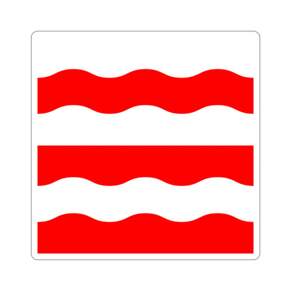 Flag of Morges Switzerland STICKER Vinyl Die-Cut Decal-3 Inch-The Sticker Space