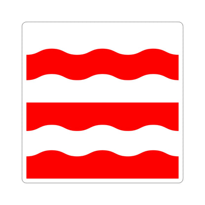 Flag of Morges Switzerland STICKER Vinyl Die-Cut Decal-4 Inch-The Sticker Space