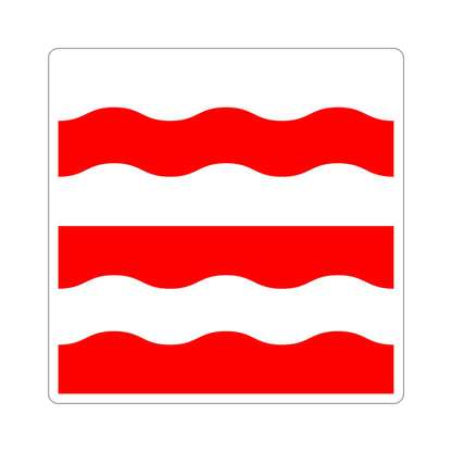 Flag of Morges Switzerland STICKER Vinyl Die-Cut Decal-6 Inch-The Sticker Space