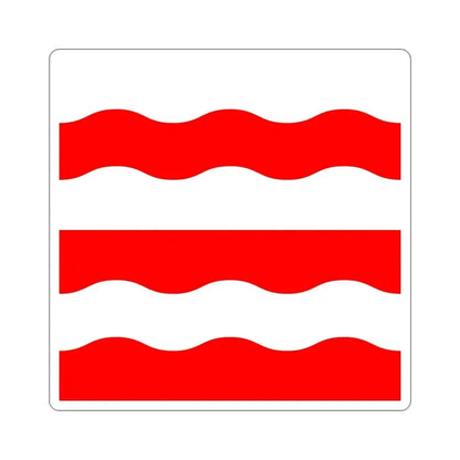 Flag of Morges Switzerland STICKER Vinyl Die-Cut Decal 6 Inch - The Sticker Space