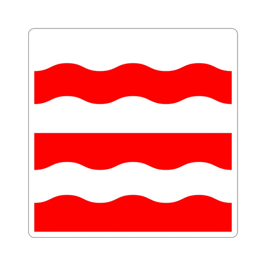 Flag of Morges Switzerland STICKER Vinyl Die-Cut Decal-6 Inch-The Sticker Space