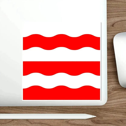 Flag of Morges Switzerland STICKER Vinyl Die-Cut Decal - The Sticker Space