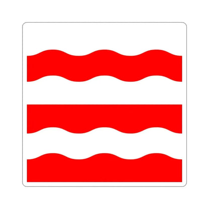 Flag of Morges Switzerland STICKER Vinyl Die-Cut Decal - The Sticker Space
