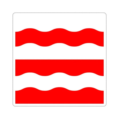 Flag of Morges Switzerland STICKER Vinyl Die-Cut Decal - The Sticker Space