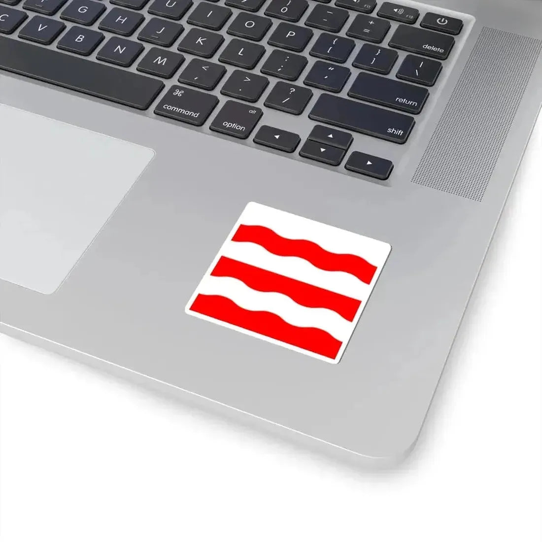 Flag of Morges Switzerland - STICKER Vinyl Kiss-Cut Decal - The Sticker Space