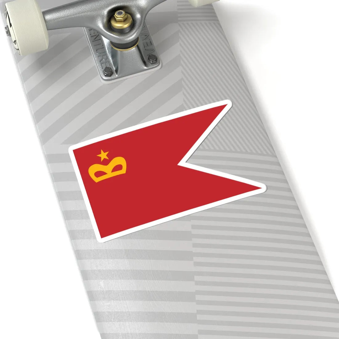 Flag of Moroccan Naval Group Commander Captain (Morocco) STICKER Vinyl Kiss-Cut Decal - The Sticker Space