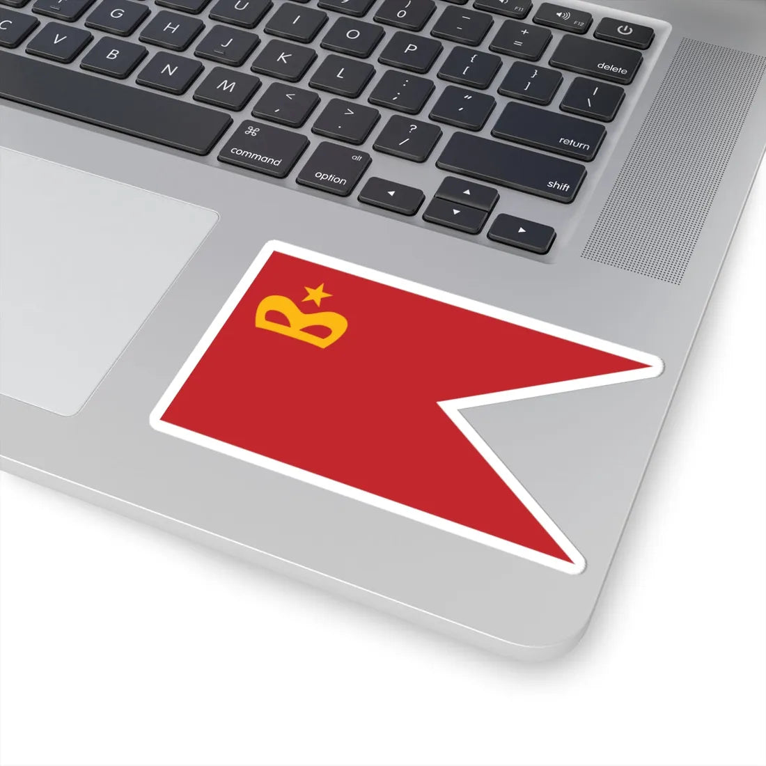 Flag of Moroccan Naval Group Commander Captain (Morocco) STICKER Vinyl Kiss-Cut Decal - The Sticker Space