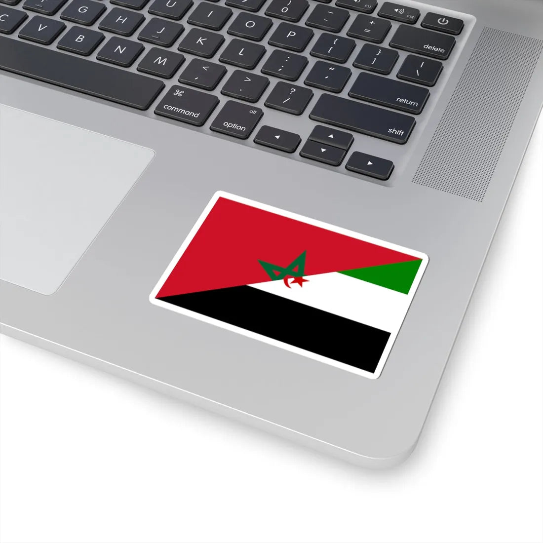 Flag of Morocco and Western Sahara (Morocco) STICKER Vinyl Kiss-Cut Decal - The Sticker Space