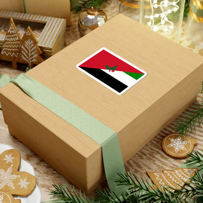 Flag of Morocco and Western Sahara (Morocco) STICKER Vinyl Kiss-Cut Decal - The Sticker Space