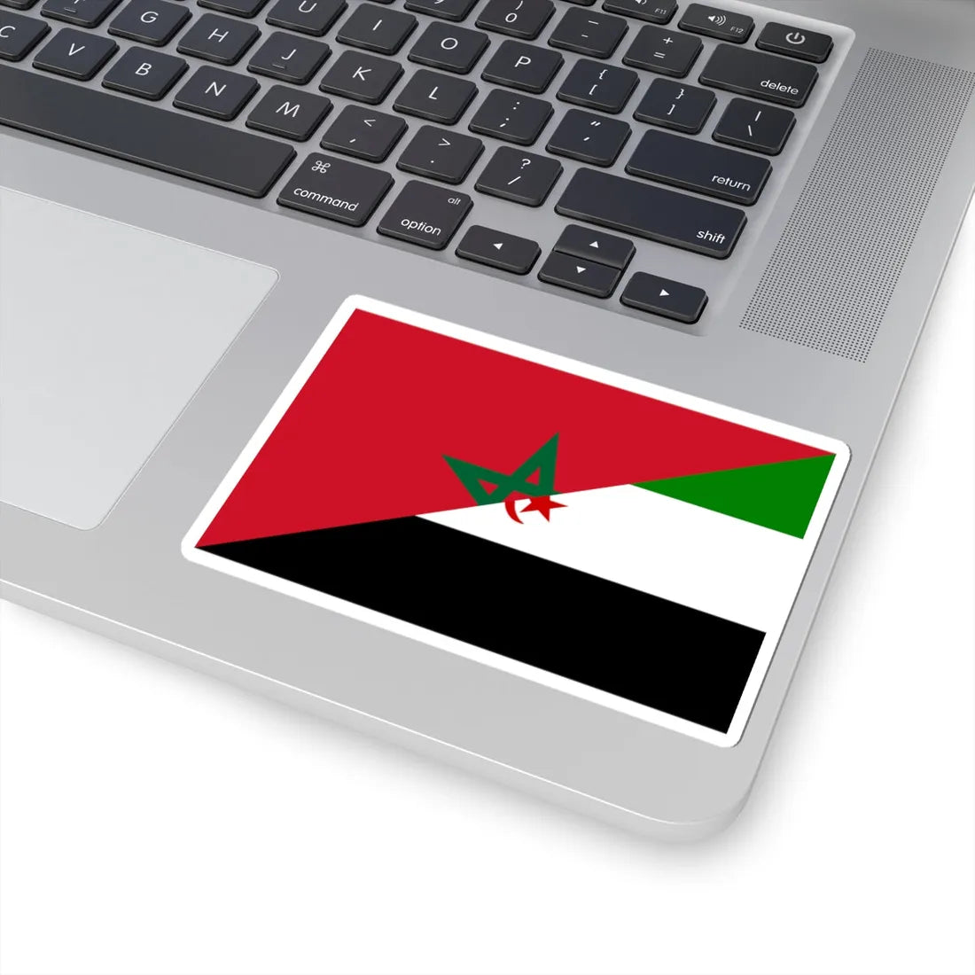 Flag of Morocco and Western Sahara (Morocco) STICKER Vinyl Kiss-Cut Decal - The Sticker Space