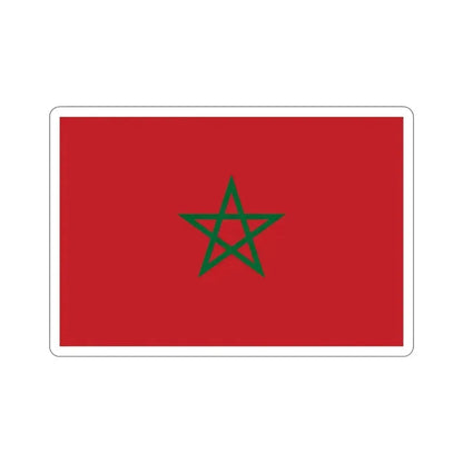 Flag of Morocco STICKER Vinyl Die-Cut Decal 5 Inch - The Sticker Space