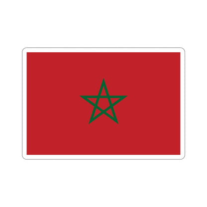 Flag of Morocco STICKER Vinyl Die-Cut Decal-6 Inch-The Sticker Space