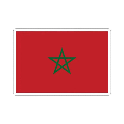 Flag of Morocco STICKER Vinyl Die-Cut Decal - The Sticker Space