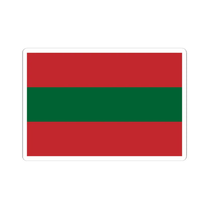 Flag of Morocco tricolor (Morocco) STICKER Vinyl Kiss-Cut Decal 6 Inch White - The Sticker Space