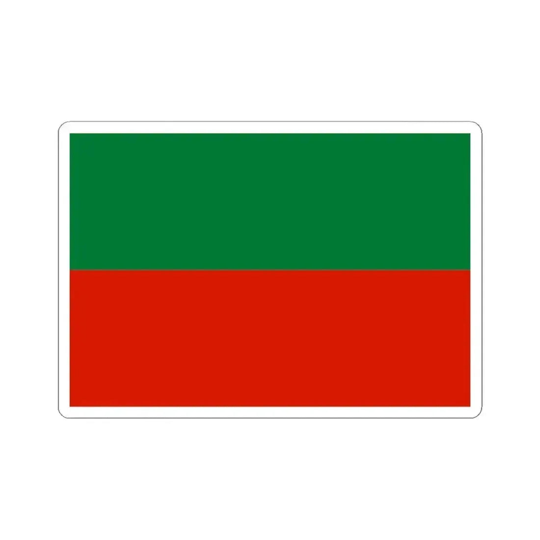 Flag of Morochata Bolivia (Bolivia) STICKER Vinyl Kiss-Cut Decal 4 Inch White - The Sticker Space