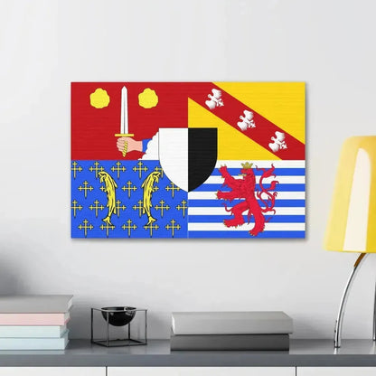 Flag of Moselle France 2 - Canvas Wall Art - The Sticker Space