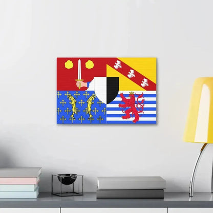 Flag of Moselle France 2 - Canvas Wall Art - The Sticker Space