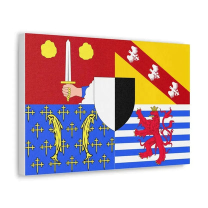 Flag of Moselle France 2 - Canvas Wall Art - The Sticker Space