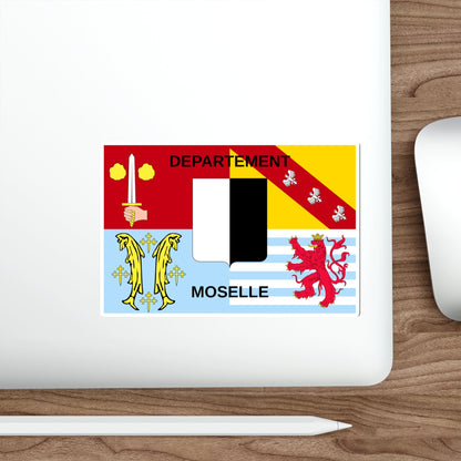 Flag of Moselle France STICKER Vinyl Die-Cut Decal-The Sticker Space