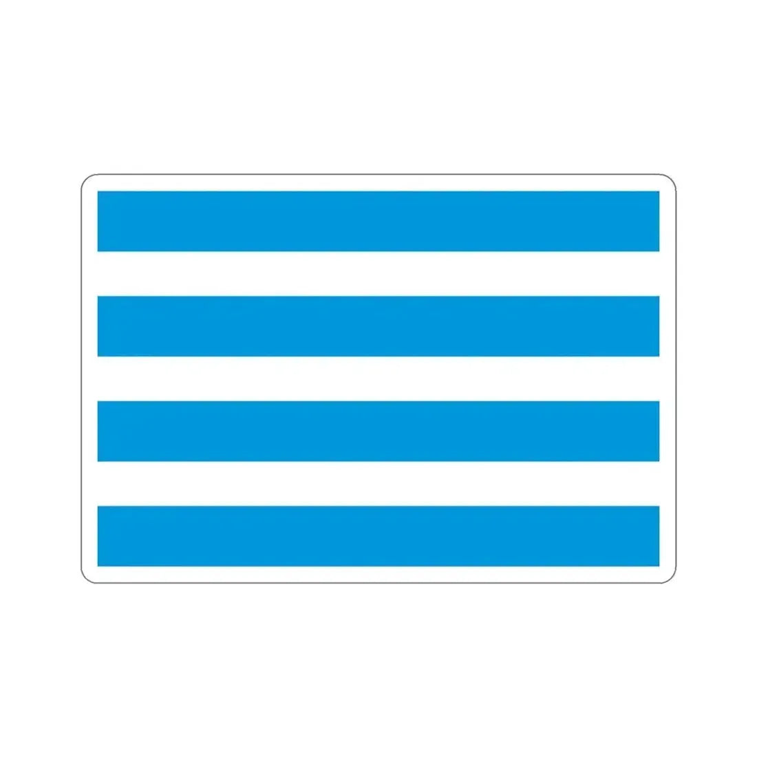 Flag of Most Czech Republic STICKER Vinyl Die-Cut Decal 3 Inch - The Sticker Space