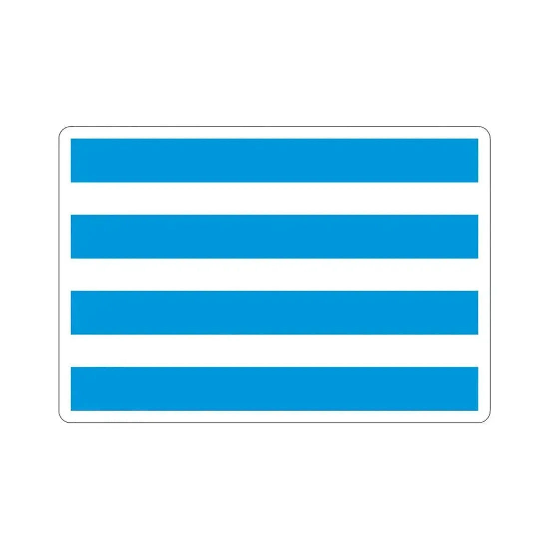 Flag of Most Czech Republic STICKER Vinyl Die-Cut Decal 4 Inch - The Sticker Space