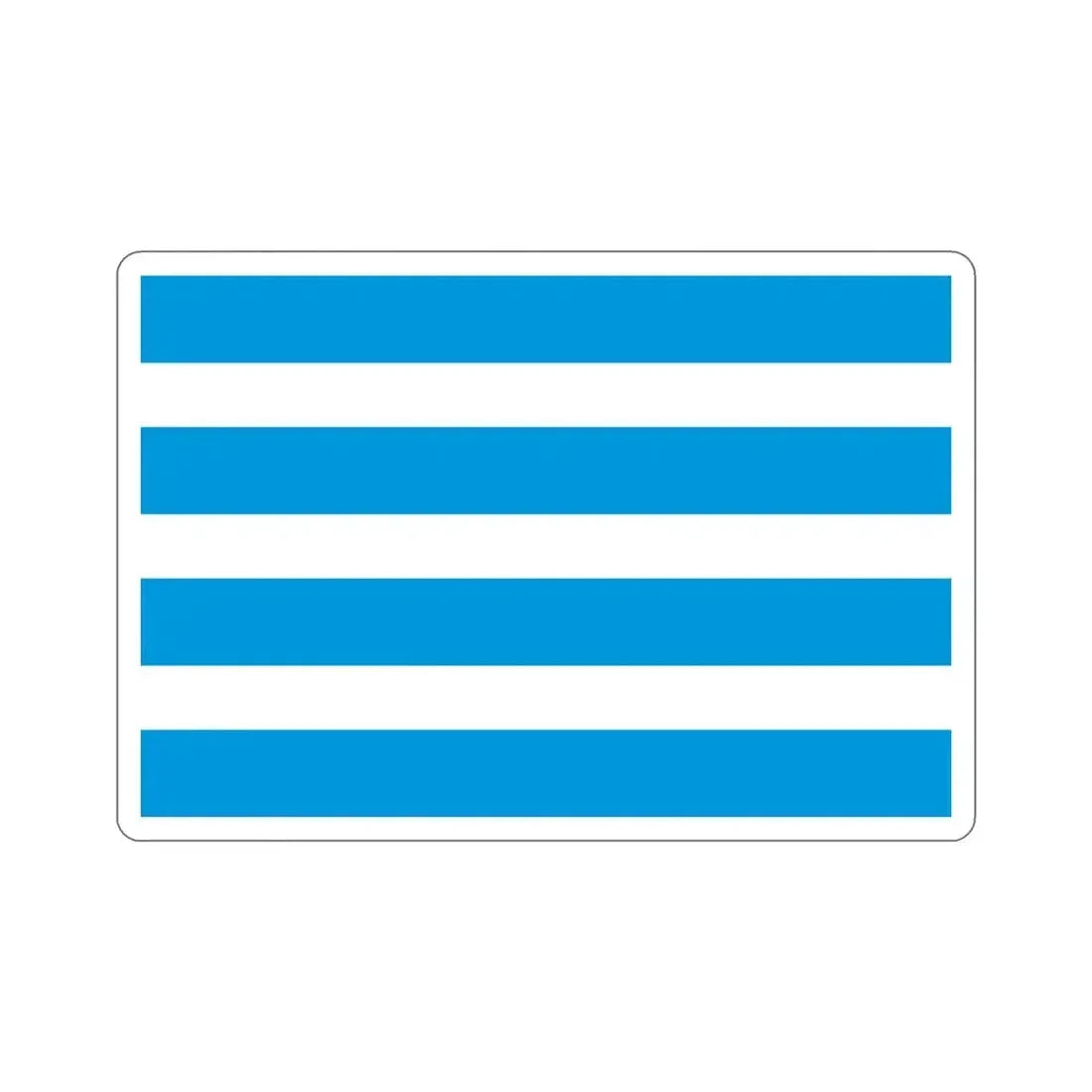 Flag of Most Czech Republic STICKER Vinyl Die-Cut Decal 4 Inch - The Sticker Space