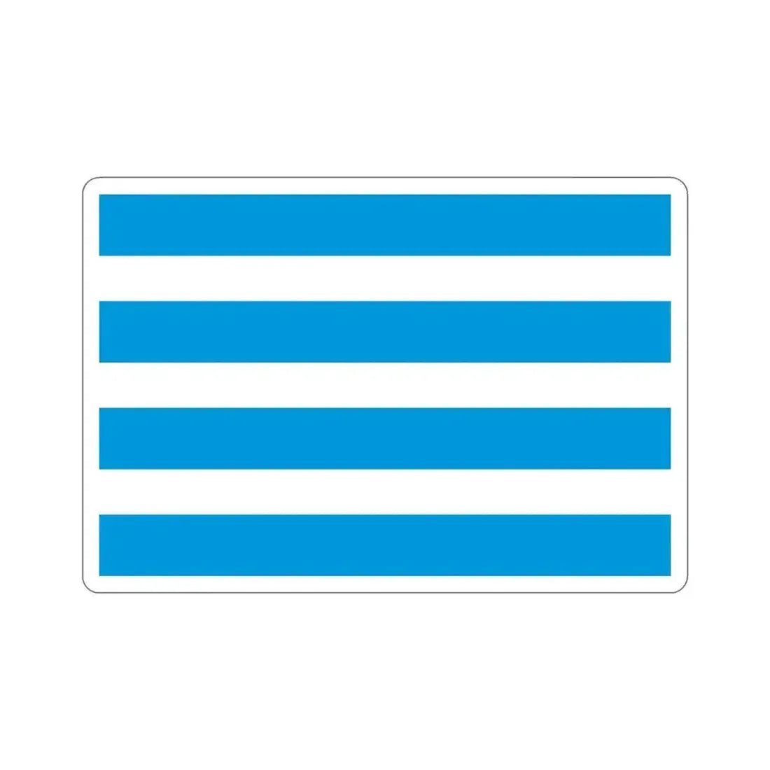 Flag of Most Czech Republic STICKER Vinyl Die-Cut Decal 5 Inch - The Sticker Space