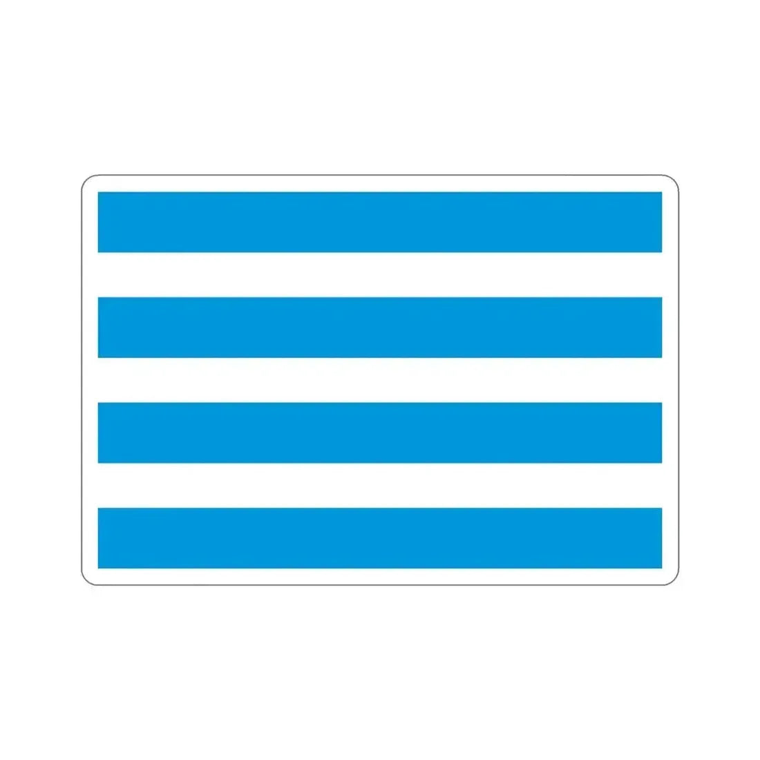 Flag of Most Czech Republic STICKER Vinyl Die-Cut Decal 5 Inch - The Sticker Space