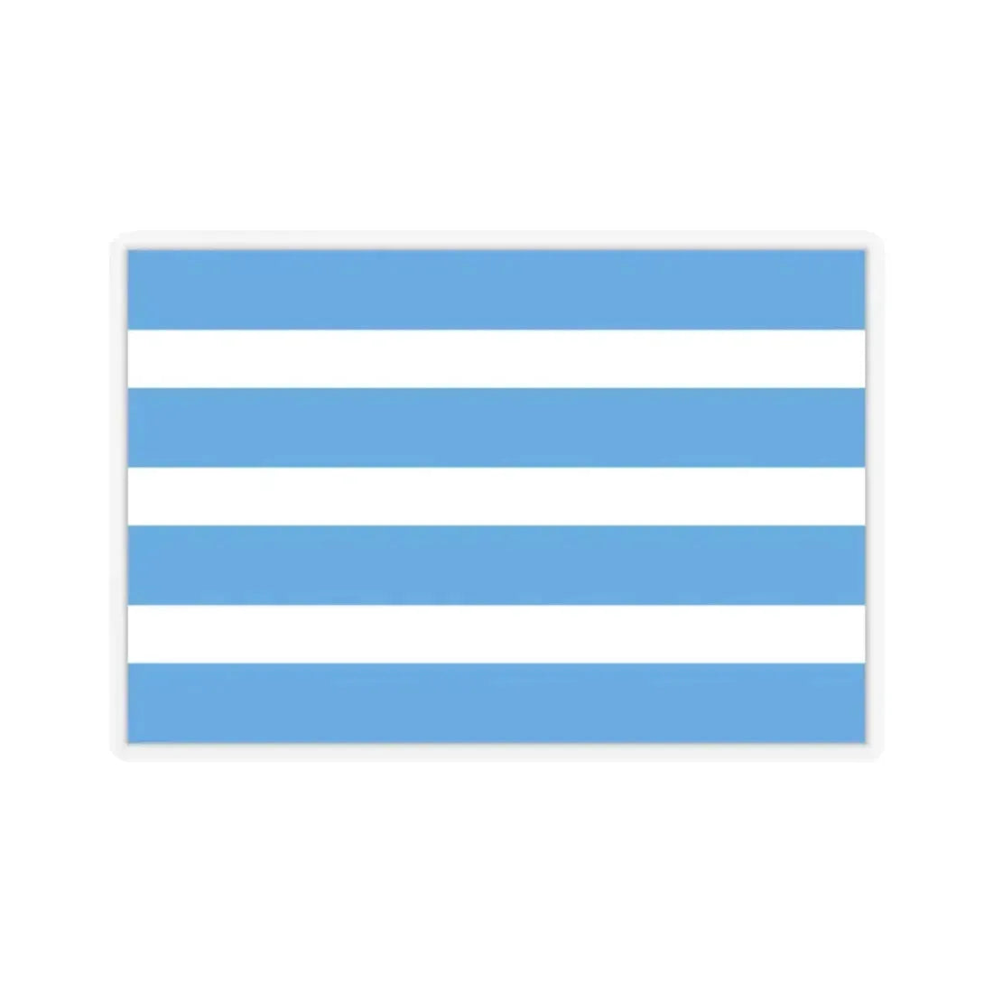 Flag of Most Czech Republic - STICKER Vinyl Kiss-Cut Decal 2 Inch Transparent - The Sticker Space