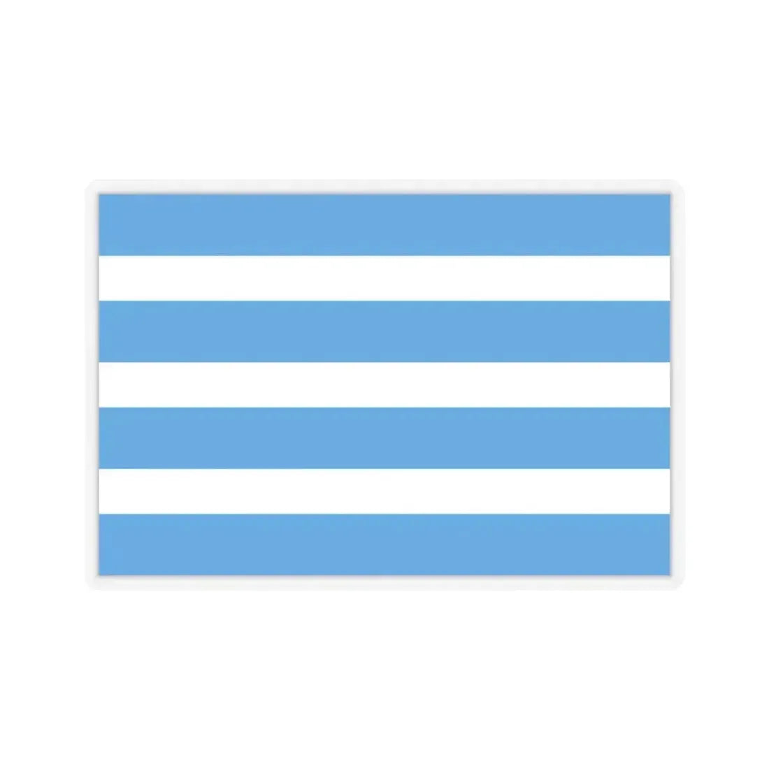 Flag of Most Czech Republic - STICKER Vinyl Kiss-Cut Decal 3 Inch Transparent - The Sticker Space