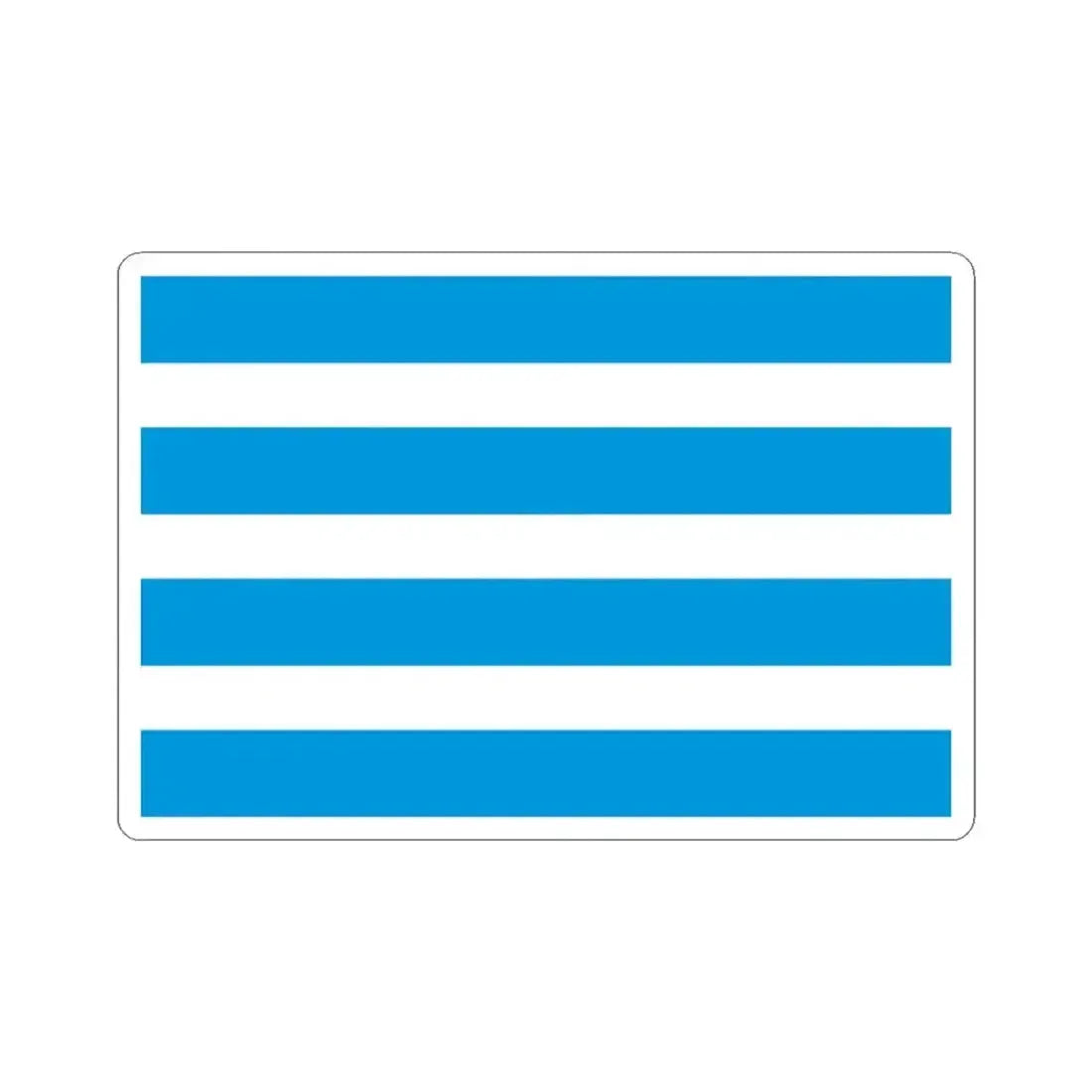 Flag of Most Czech Republic - STICKER Vinyl Kiss-Cut Decal 3 Inch White - The Sticker Space