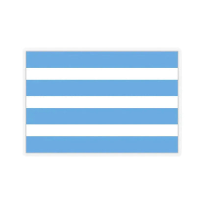 Flag of Most Czech Republic - STICKER Vinyl Kiss-Cut Decal 4 Inch Transparent - The Sticker Space