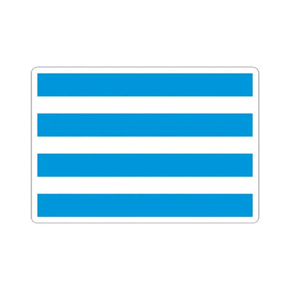 Flag of Most Czech Republic - STICKER Vinyl Kiss-Cut Decal 4 Inch White - The Sticker Space