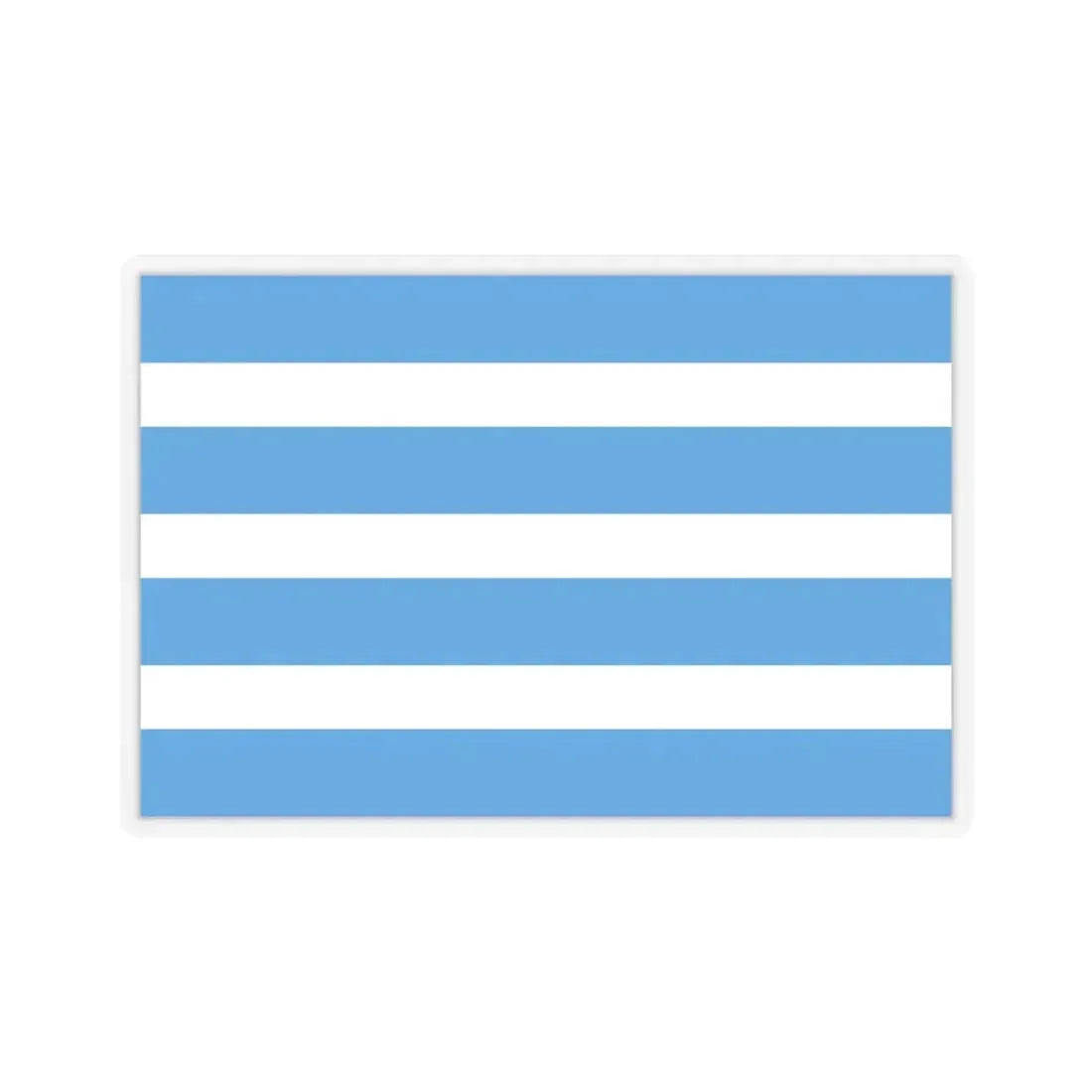 Flag of Most Czech Republic - STICKER Vinyl Kiss-Cut Decal 6 Inch Transparent - The Sticker Space