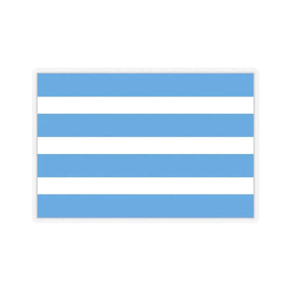 Flag of Most Czech Republic - STICKER Vinyl Kiss-Cut Decal 6 Inch Transparent - The Sticker Space