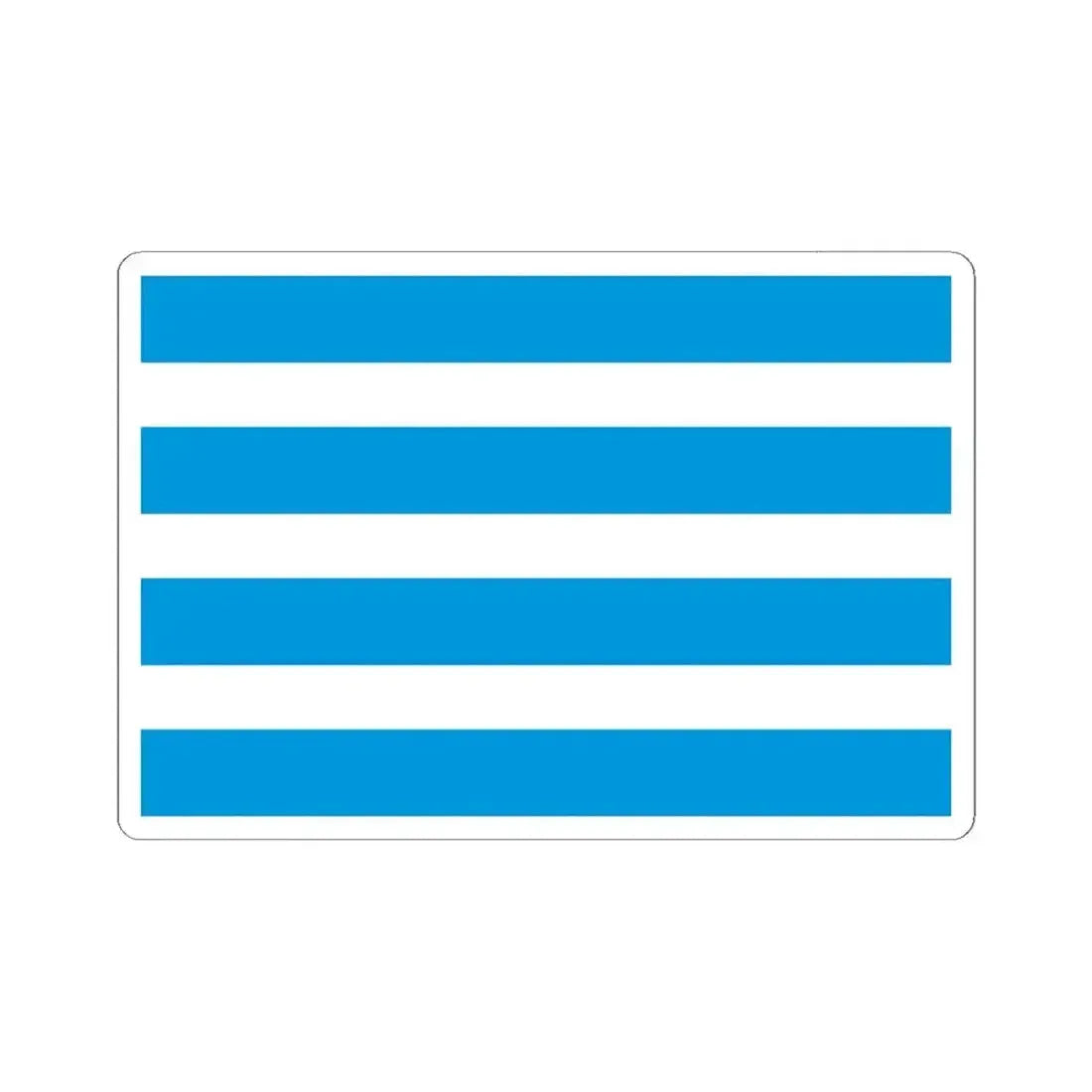 Flag of Most Czech Republic - STICKER Vinyl Kiss-Cut Decal 6 Inch White - The Sticker Space