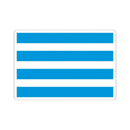 Flag of Most Czech Republic - STICKER Vinyl Kiss-Cut Decal 6 Inch White - The Sticker Space