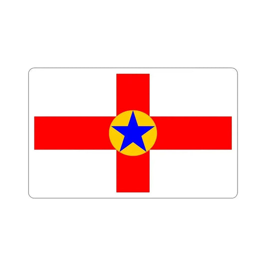 Flag of Mosta 1993 to 2007 Malta STICKER Vinyl Die-Cut Decal 6 Inch - The Sticker Space