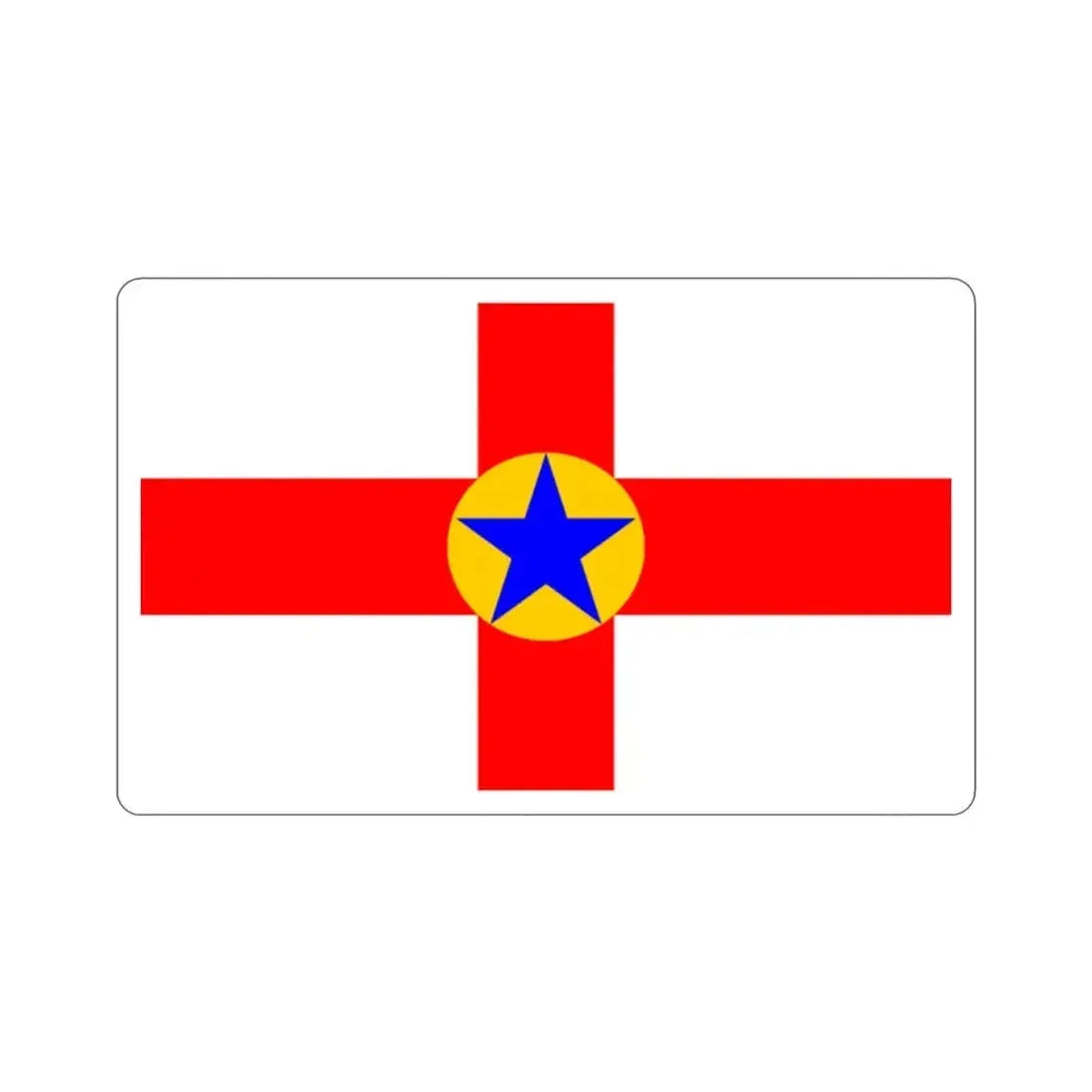 Flag of Mosta 1993 to 2007 Malta STICKER Vinyl Die-Cut Decal - The Sticker Space