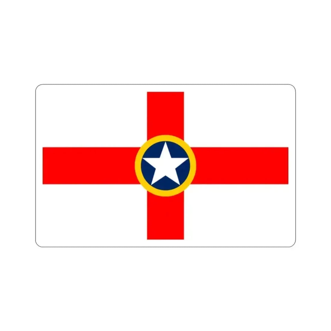 Flag of Mosta Malta STICKER Vinyl Die-Cut Decal 2 Inch - The Sticker Space