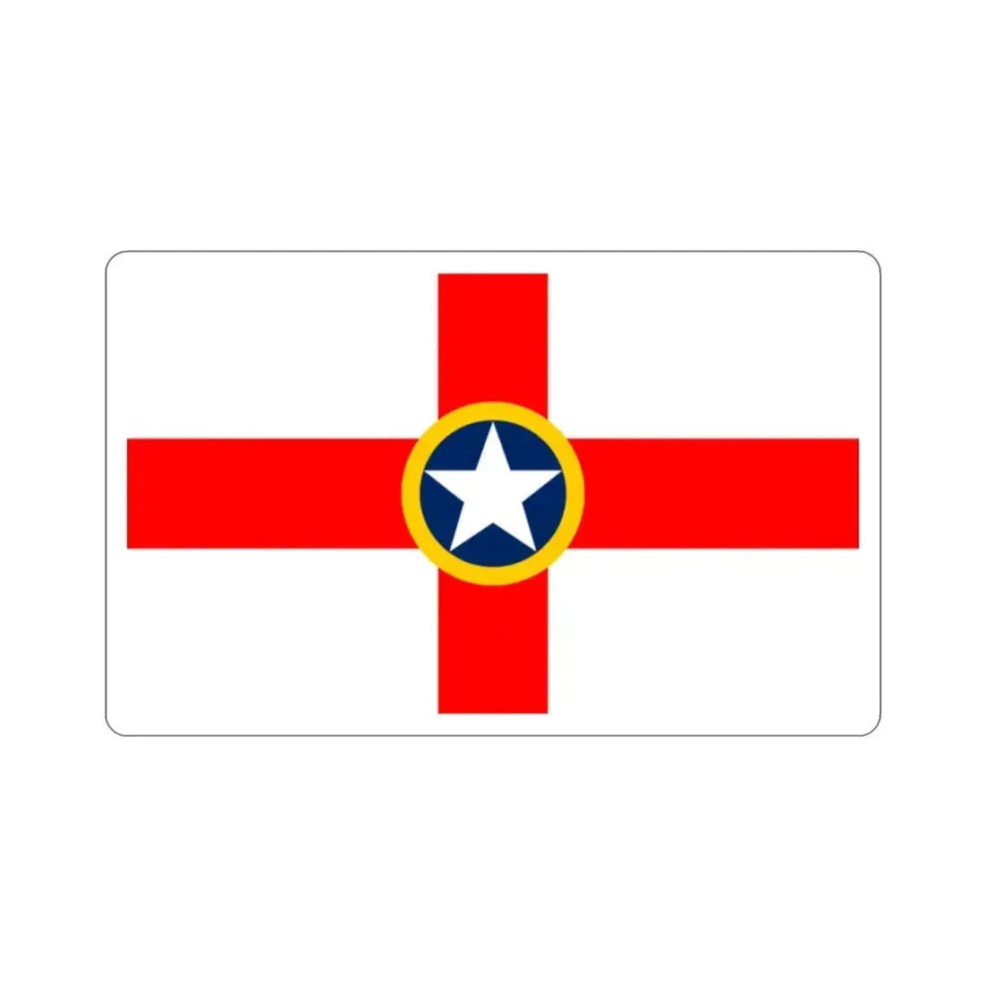 Flag of Mosta Malta STICKER Vinyl Die-Cut Decal 2 Inch - The Sticker Space