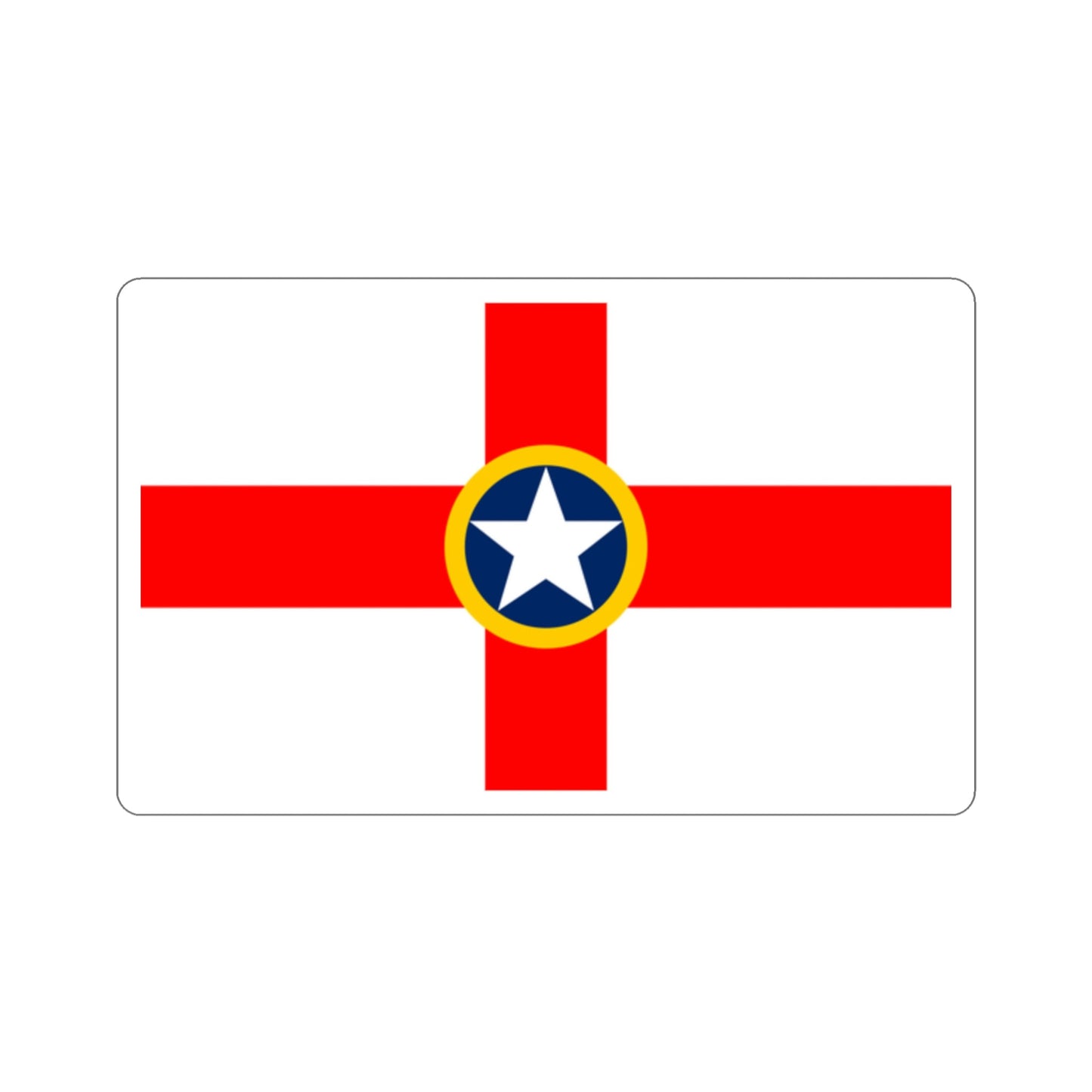 Flag of Mosta Malta STICKER Vinyl Die-Cut Decal-2 Inch-The Sticker Space