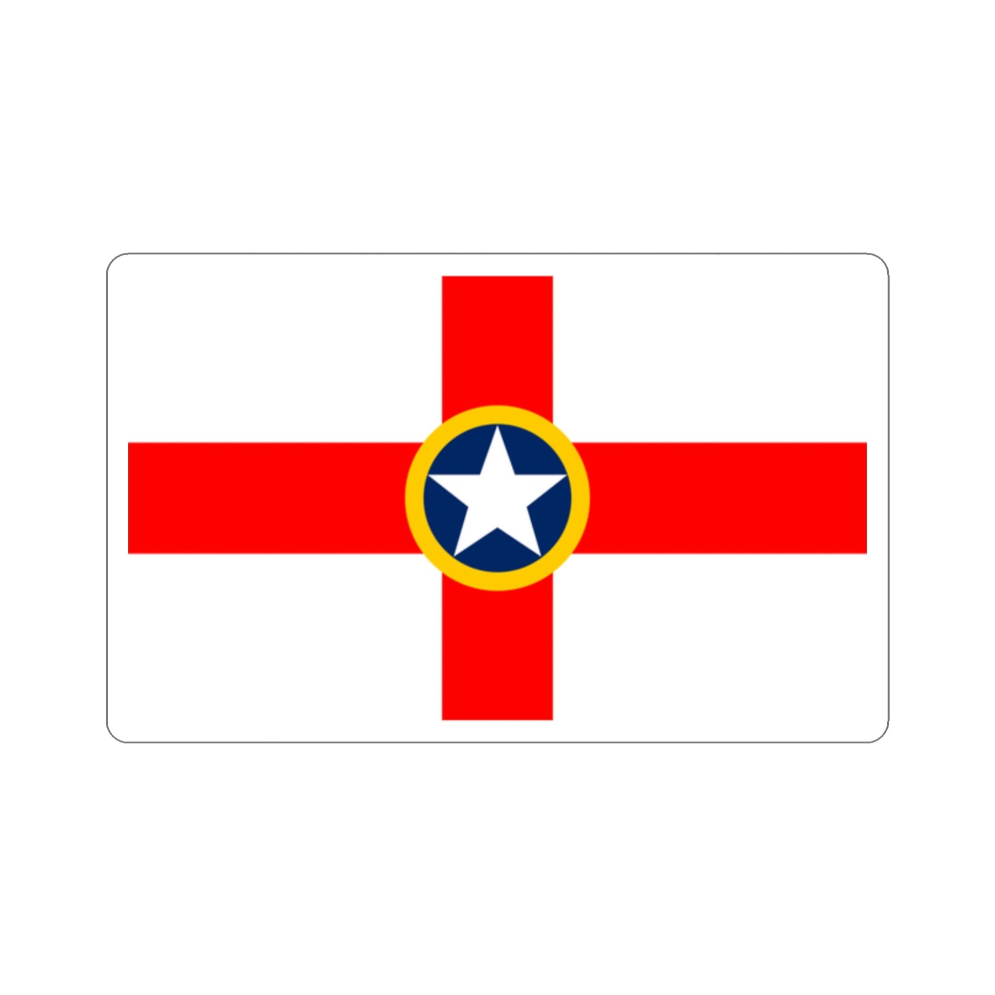 Flag of Mosta Malta STICKER Vinyl Die-Cut Decal-2 Inch-The Sticker Space