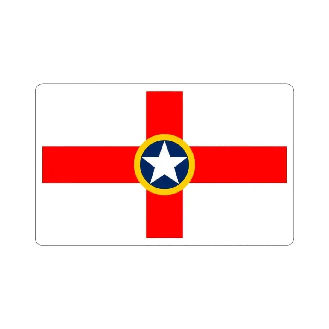 Flag of Mosta Malta STICKER Vinyl Die-Cut Decal 3 Inch - The Sticker Space