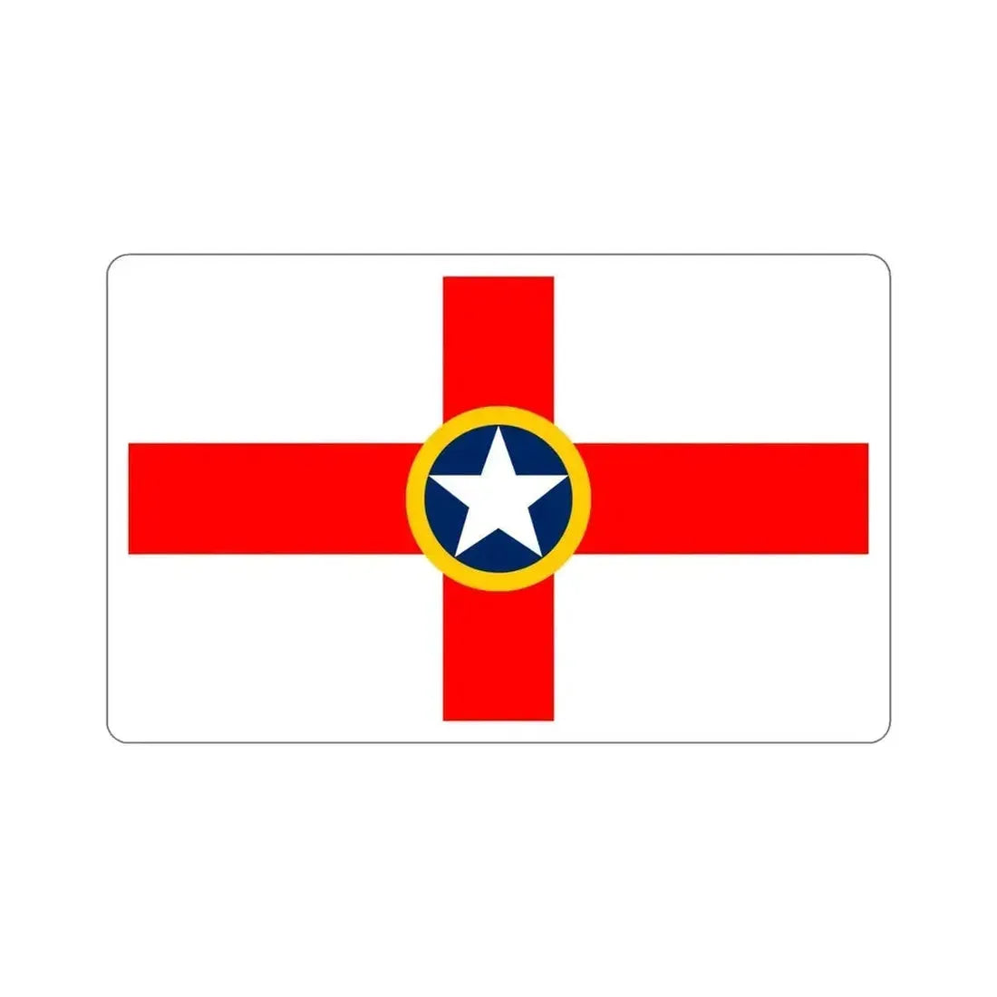 Flag of Mosta Malta STICKER Vinyl Die-Cut Decal 6 Inch - The Sticker Space