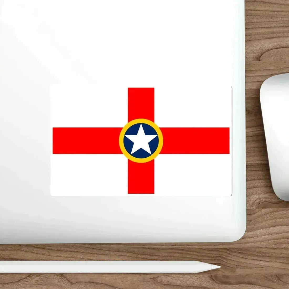 Flag of Mosta Malta STICKER Vinyl Die-Cut Decal - The Sticker Space