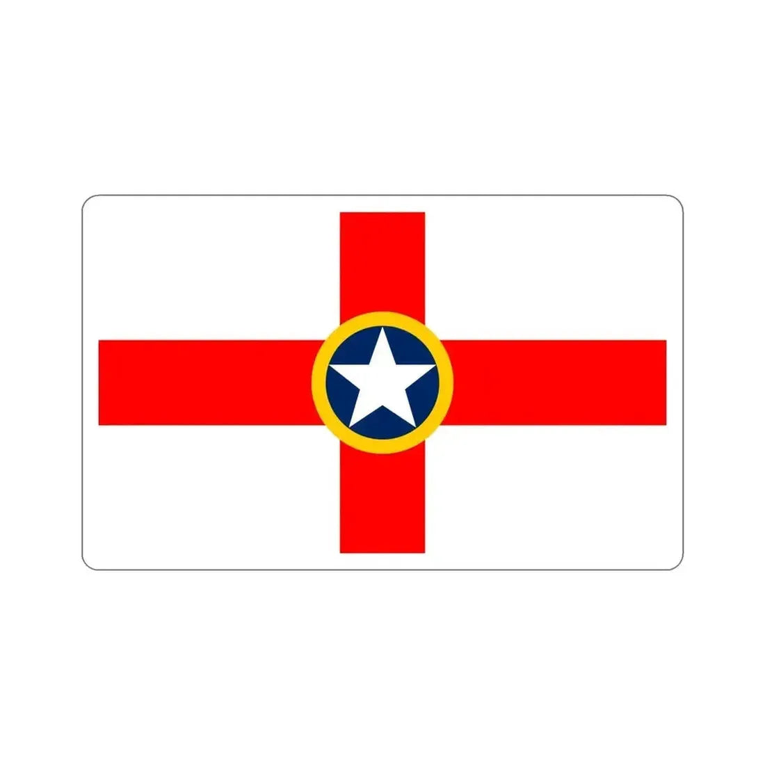 Flag of Mosta Malta STICKER Vinyl Die-Cut Decal - The Sticker Space