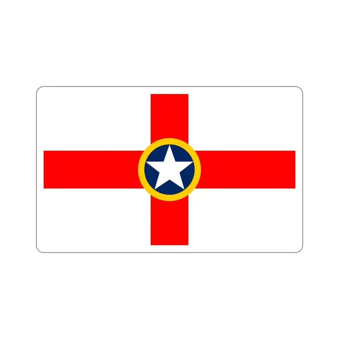 Flag of Mosta Malta STICKER Vinyl Die-Cut Decal - The Sticker Space